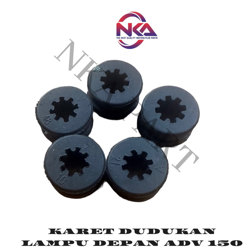 5pcs karet dudukan lampu depan adv 150 genio beat street esp dudukan radiator cbr