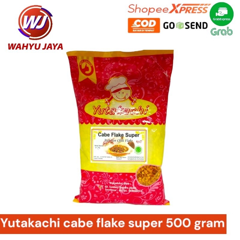 

yutakachi cabe flake super 500 gram