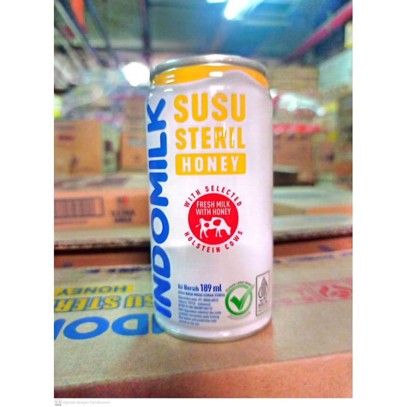 

Susu Steril INDOMILK madu 189 ml