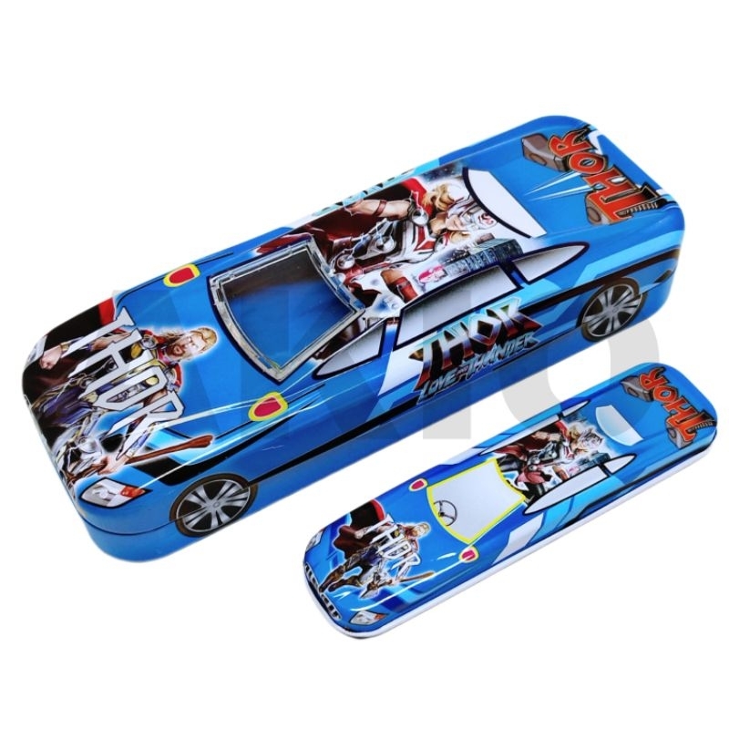 

Tempat Pensil Anak Karakter SUPERHERO AVENGERS THOR 2 Susun Mobil BR Kaleng Besi Murah B-693