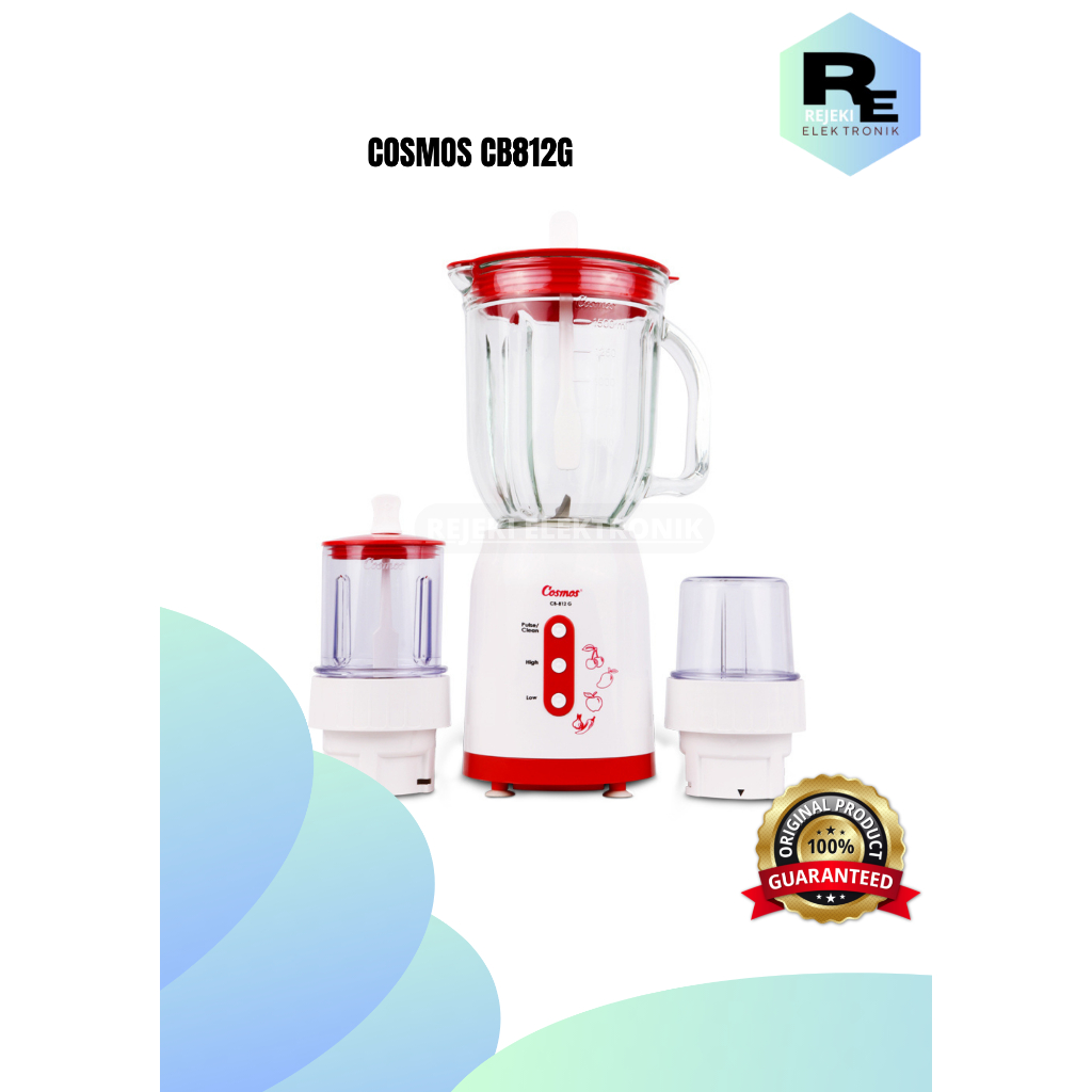 Cosmos Blenz CB-812 G - Blender Kaca 2L | CB-812G CB812G CB 812G Cosmos blender kaca 2L Blenz CB-812