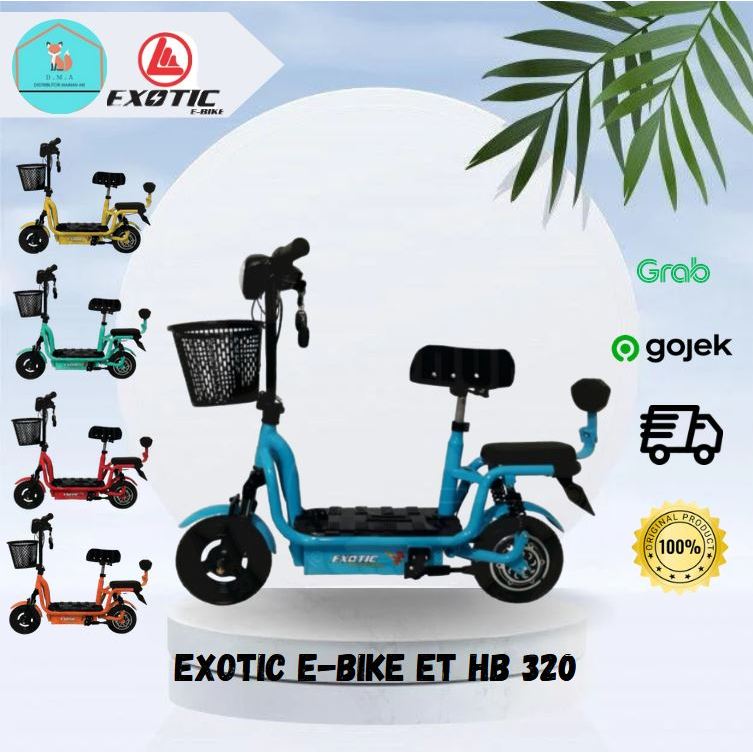 Sepeda Scooter Listrik E-bike ET HB 320 Ban 10 X 2.50