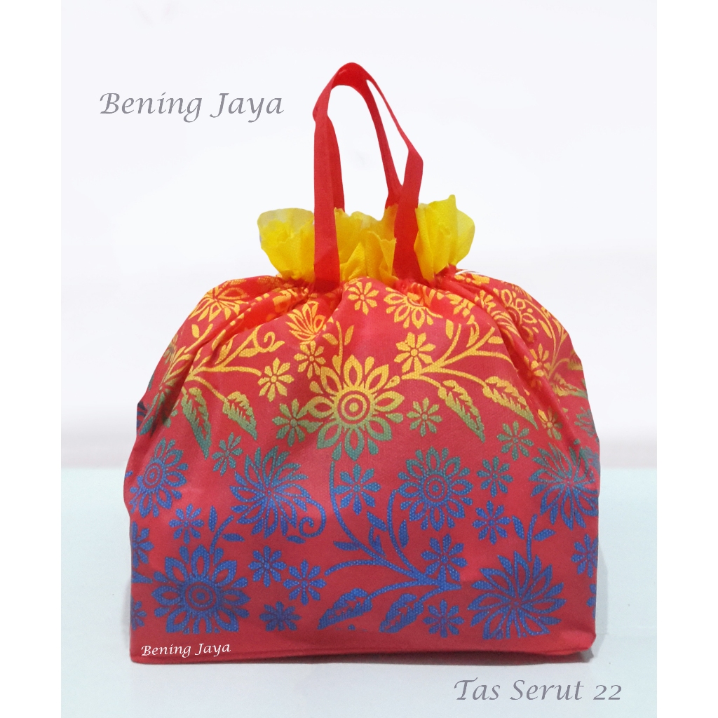 

Tas Hajatan Goodie Bag Serut 22 Bunga DW