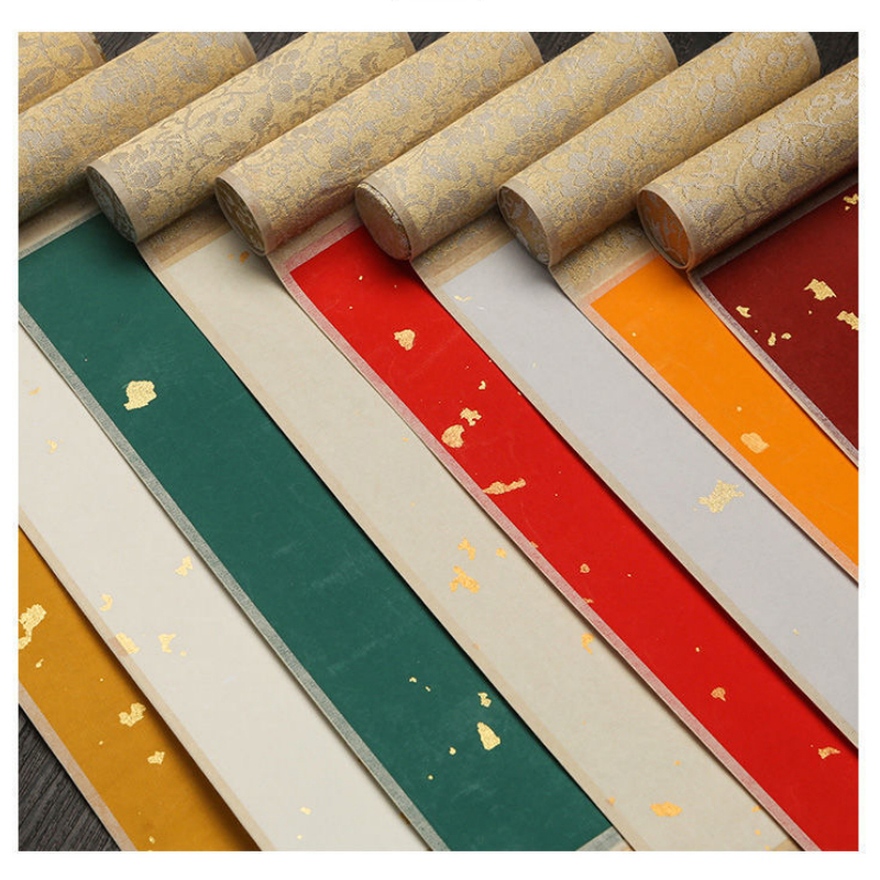 

Ay00! Mini Chinese Calligraphy/Kertas Gulungan Gantung Tulisan Kaligrafi Kertas Zuopin Karya