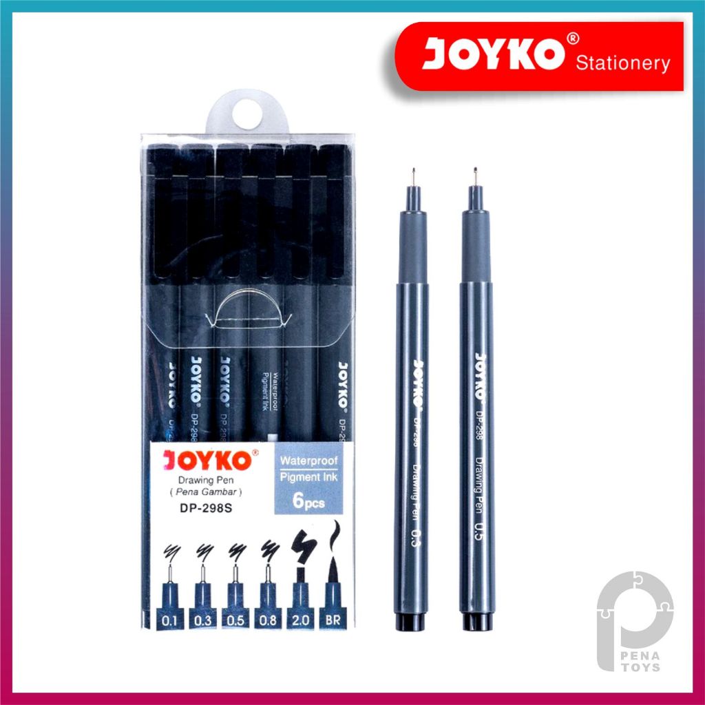 

DRAWING PEN SET 6 PCS JOYKO DP-298S