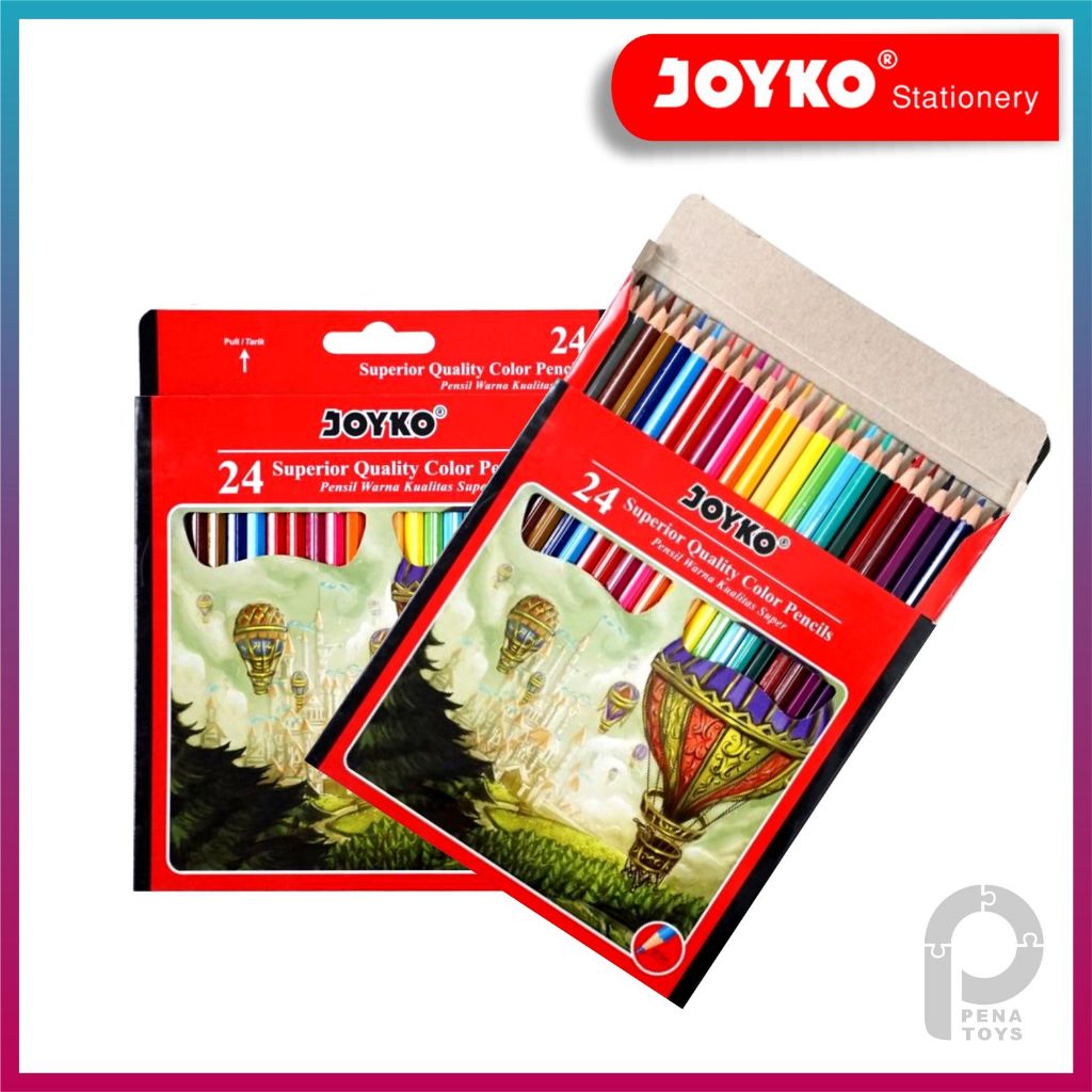 

Pensil Warna Joyko Panjang CP-101 isi 24 warna