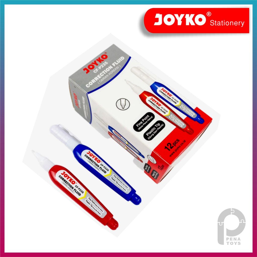 

Tip Ex Cair CF-P235 Joyko - Tipe X Correction Fluid Koreksi Penghapus