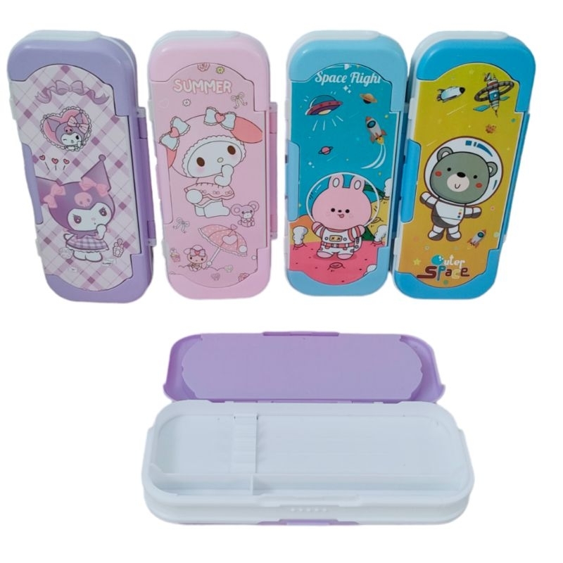 

Kotak Pensil Karakter Kuromi/Melody Multifungsi/Tempat Pensil Anak Sekolah Dengan Karakter JunDW