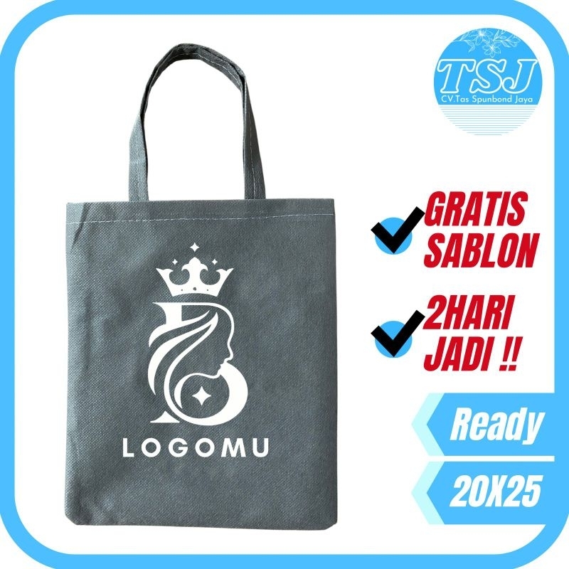 Tas Sablon Logo Organisasi Free Request Desain TERMURAH JAWA TIMUR | F 20.25/50