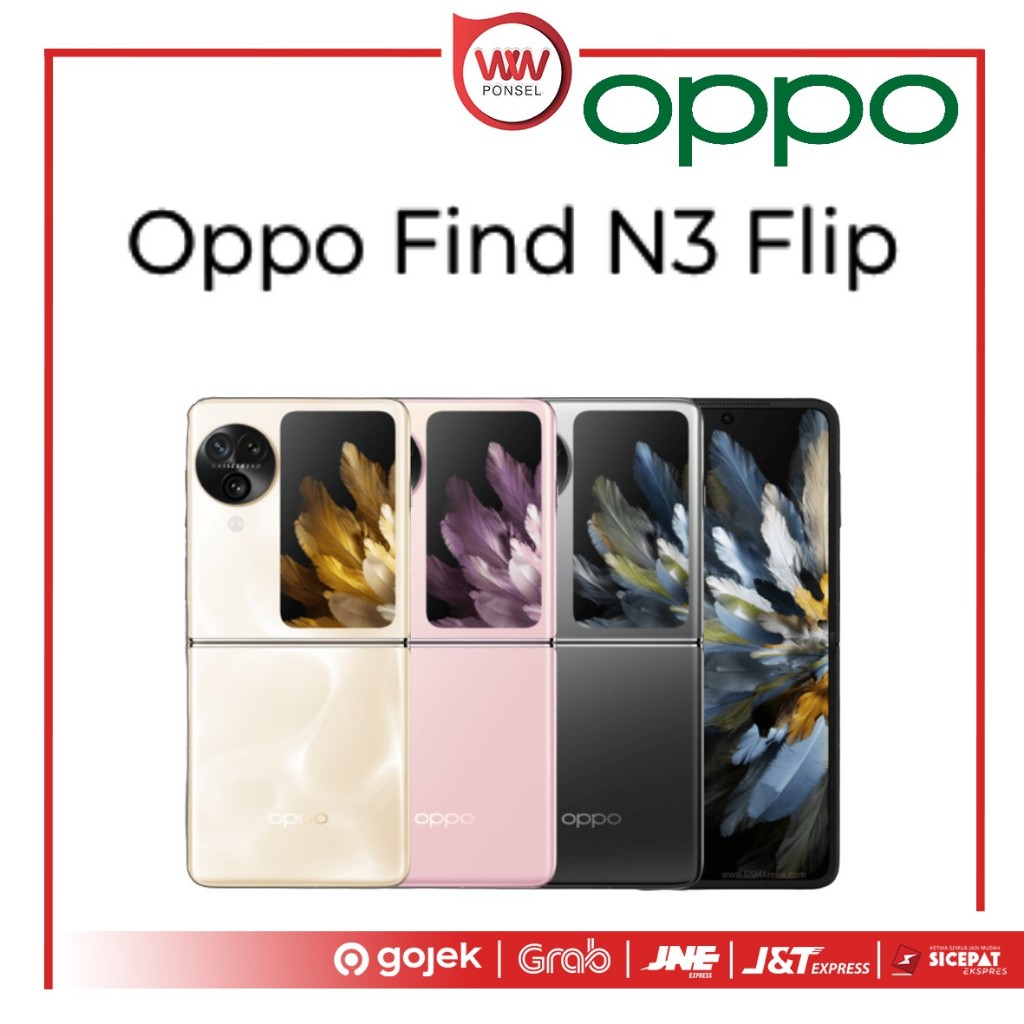 Hp Oppo Find N3 Flip Ram 12GB Internal 256GB Garansi Resmi
