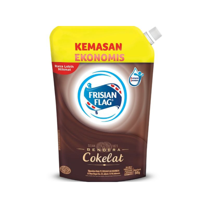 

Frisian Flag kental manis cokelat 545g