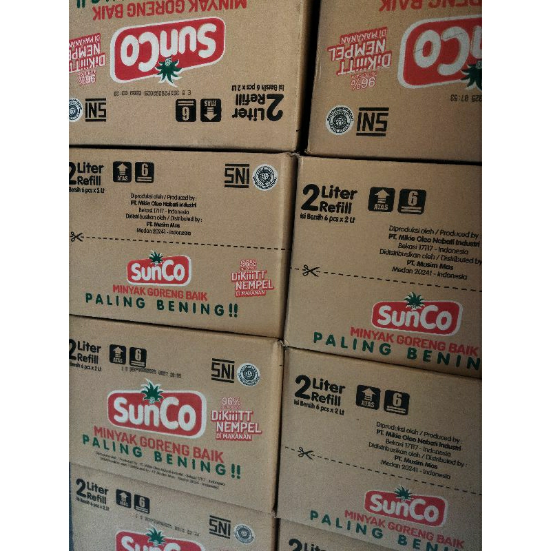 

(Promo) Minyak Goreng Sunco 2 Liter 1 Karton/Dus isi 6 Pcs