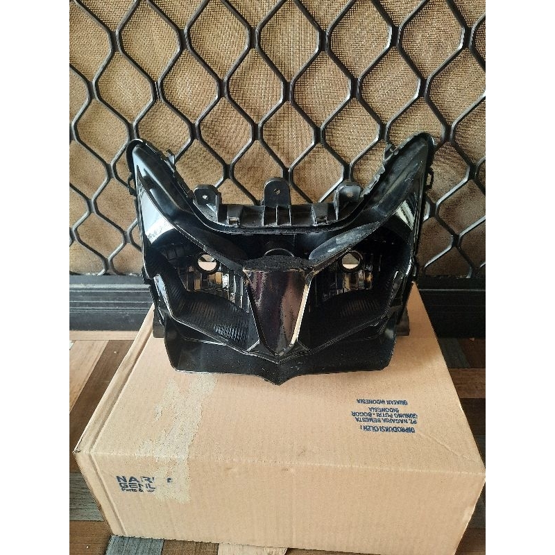 Batok Reflektor Lampu Depan Smoke Bahan Lampu Proji/daymaker vario 125 lama 2012 2015