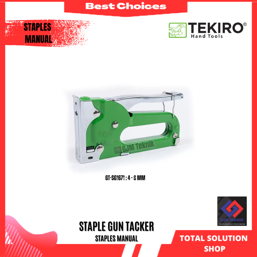 

Staples gun tekiro 4-8 mm - Staples tembak - murah