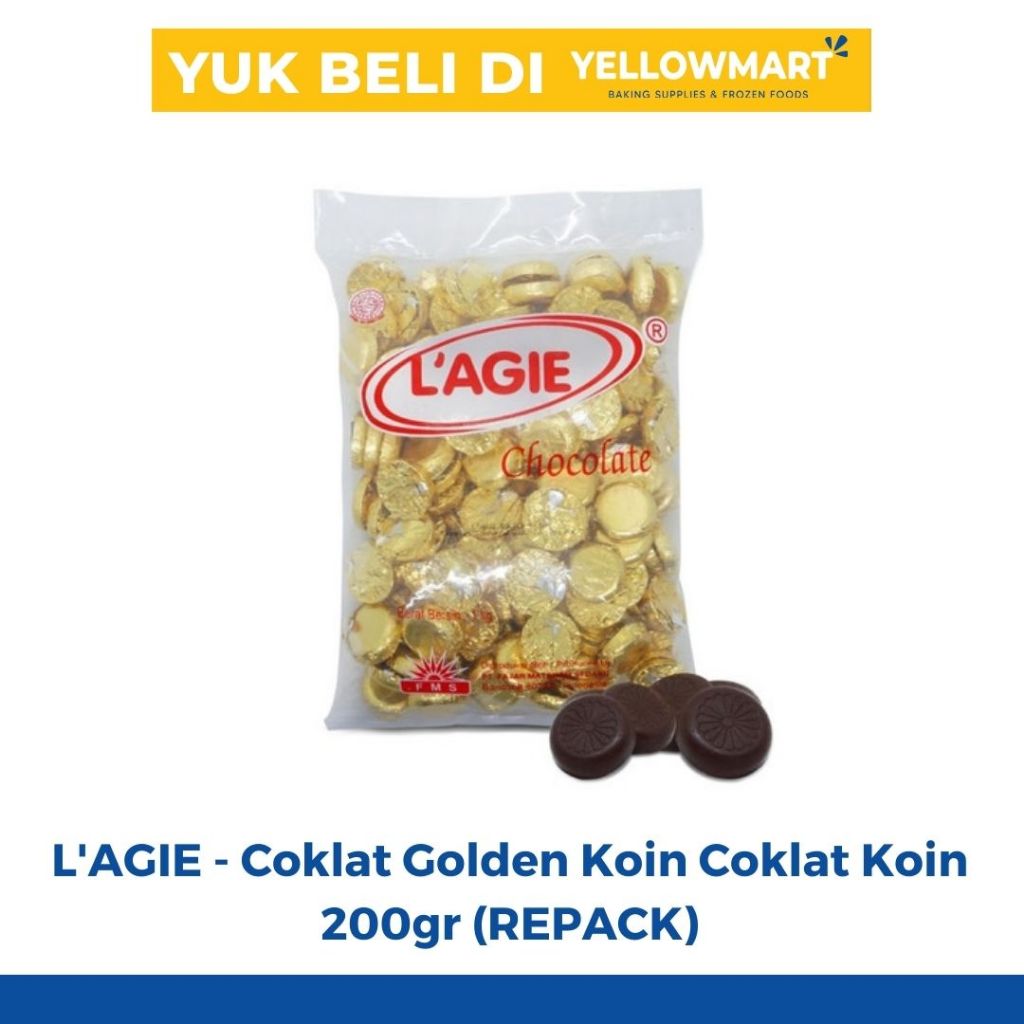 

L'AGIE - Coklat Golden Koin Coklat Koin 200gr (REPACK)