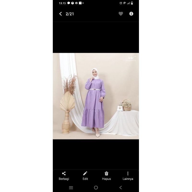 preloved gamis qimora womenwear like new