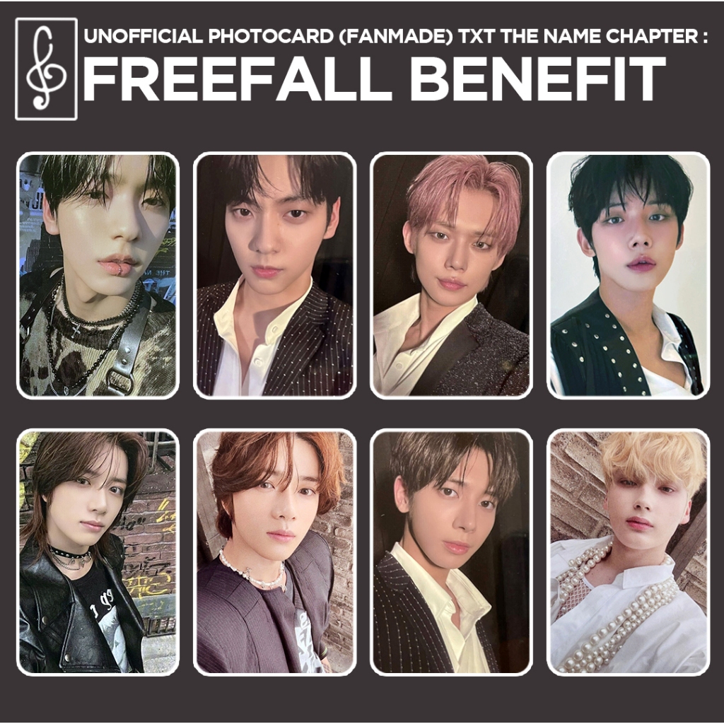 [REPLIKA TXT] FREEFALL BENEFIT PHOTOCARD UNOFFICIAL