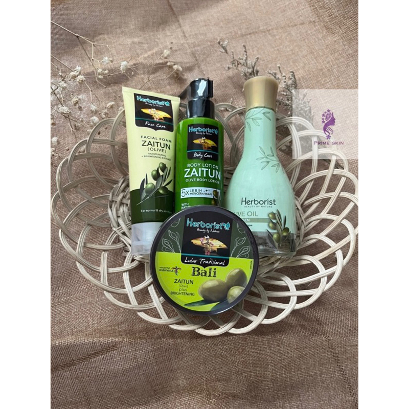Herborist paket hemat minyak zaitun +collagen-paket murah-paket seserahan-paket hemat perawatan kuli