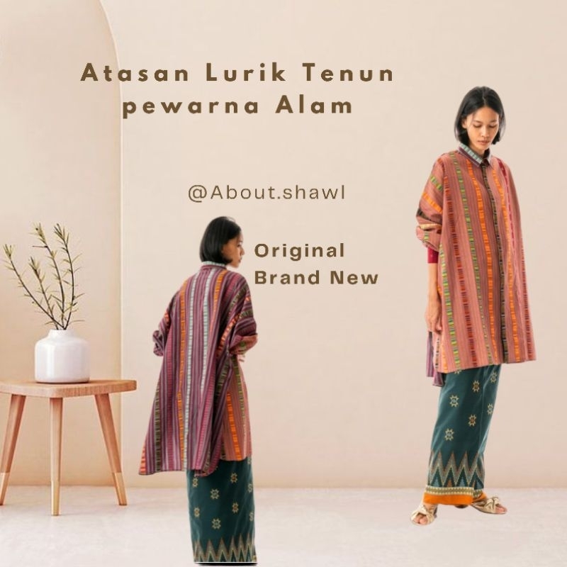 Atasan Lurik Tenun Pewarna Alam Sejauh Mata Memandang