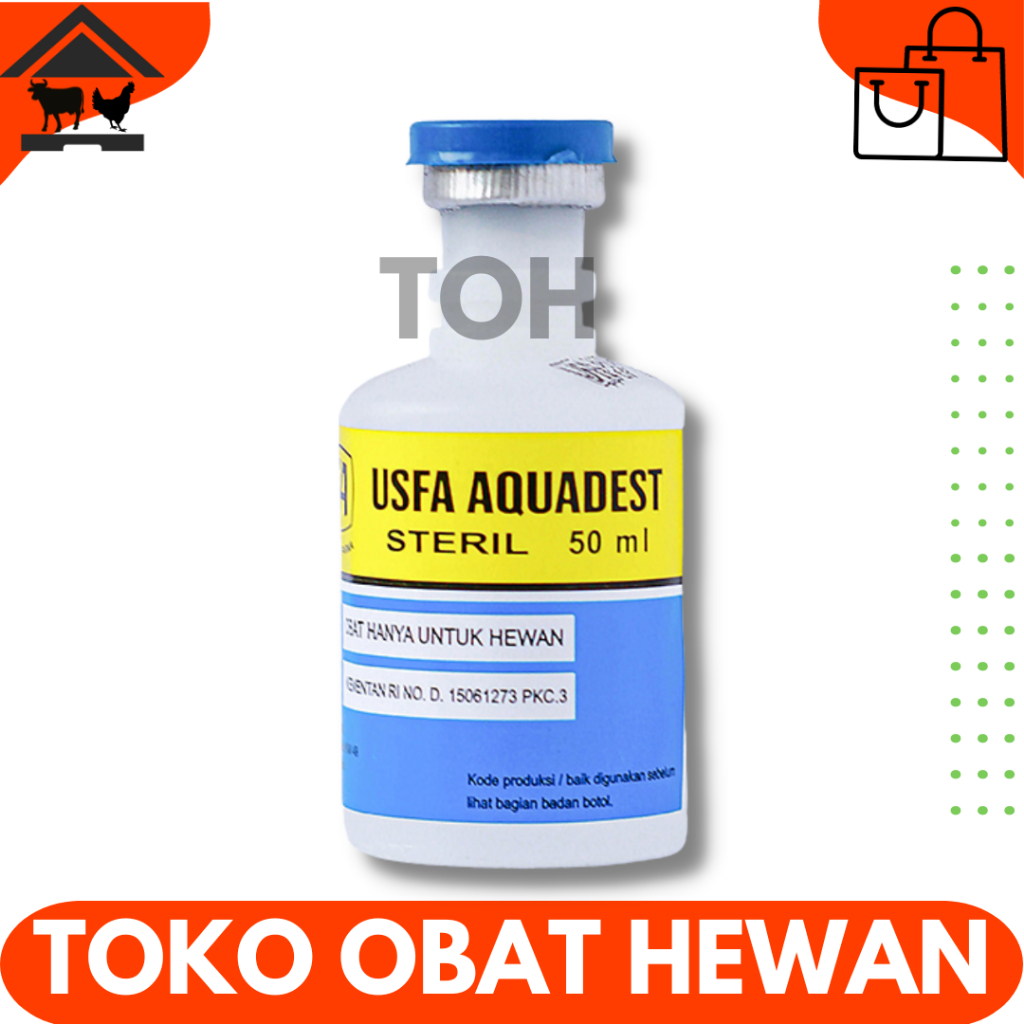 USFA AQUADEST 50ml - Aquades Air Streril