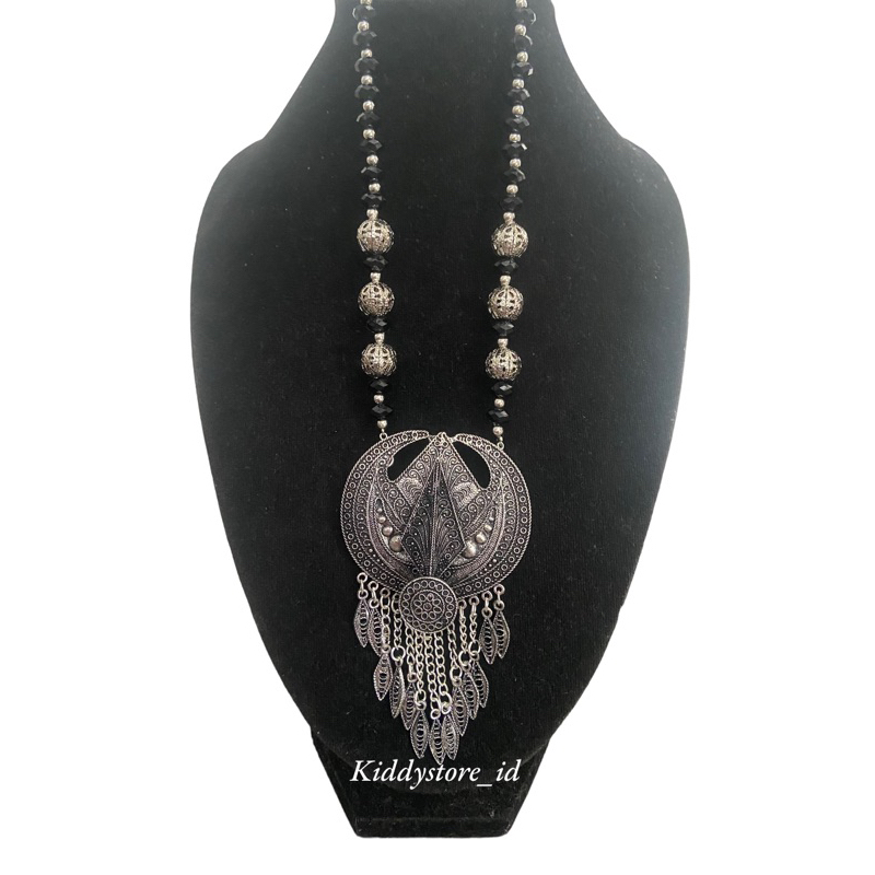 Kalung bros etnik motif batak