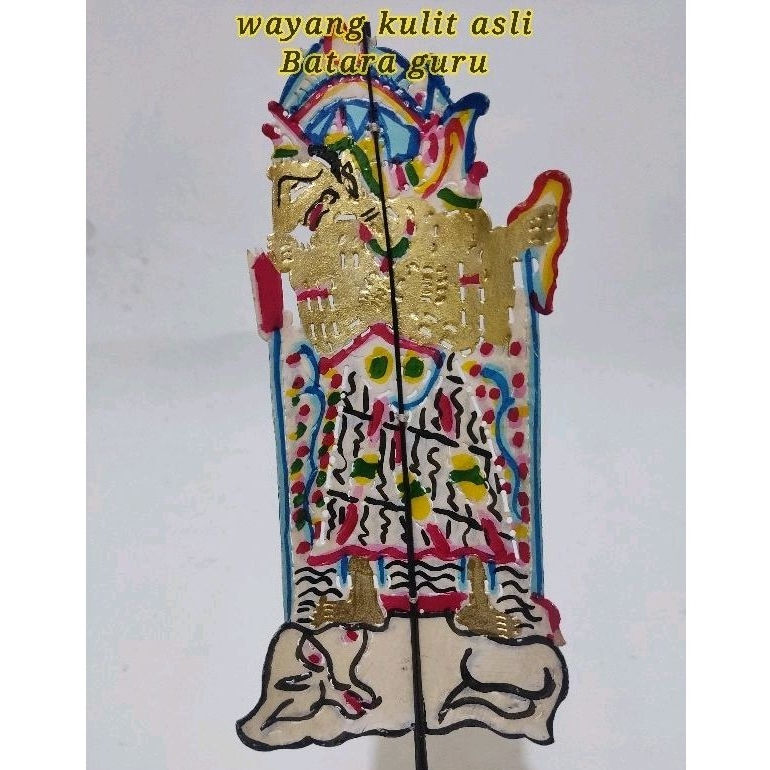 wayang kulit asli batara guru