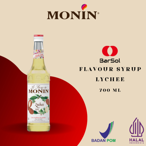 

Monin Syrup Lychee 700 Ml - Barsol Indonesia