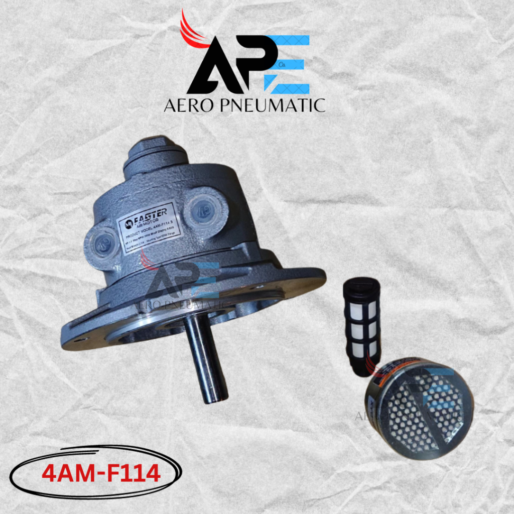 VANE AIR MOTOR 4AM-F114.3 1.7 HP NEMA FLANGE