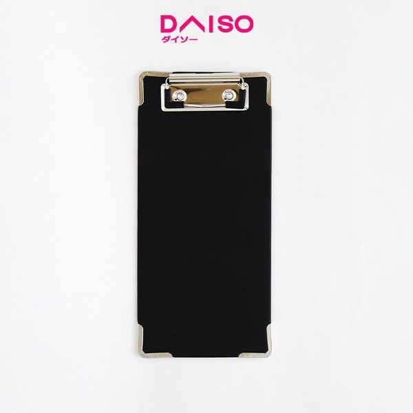 

Daiso Clip Board Black For checks
