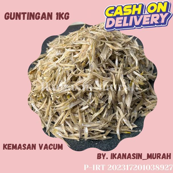 

IKAN TERI GUNTING 1KG / IKAN ASIN MURAH BISA COD