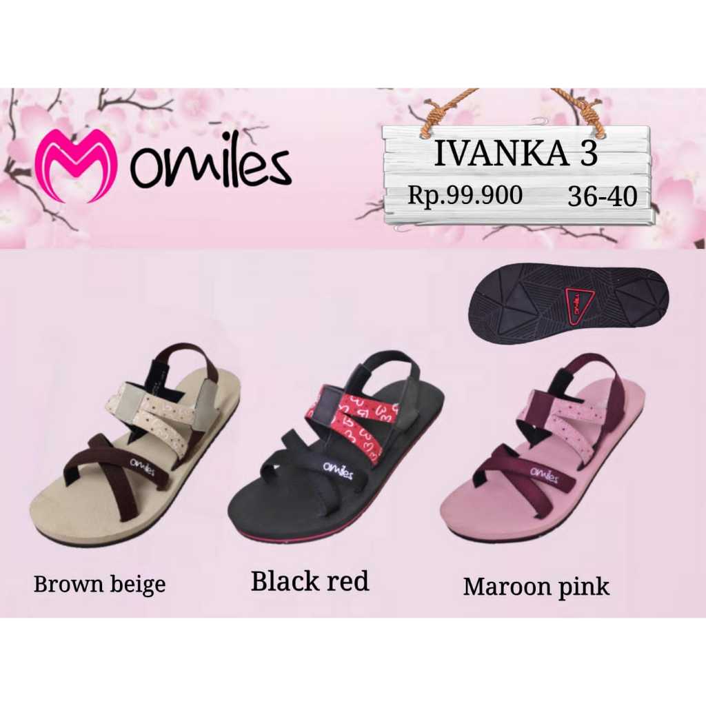 NEW-ORI 100% SANDAL WANITA OMILES IVANKA 3
