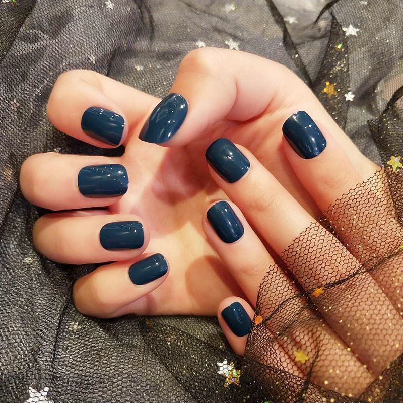 kuku palsu + lem kuku palsu 24pcs+sebatang lem / Kutek Palsu / Kuku Tiruan / Nail Art Stiker / Kuku 