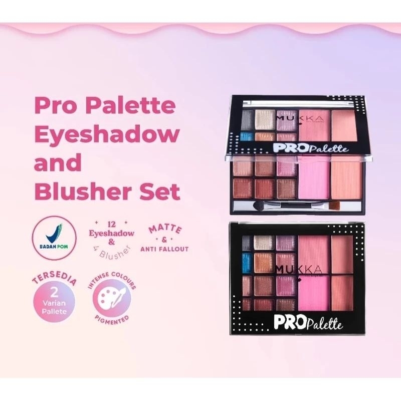 Mukka kosmetik PRO Pallete Eyeshadow