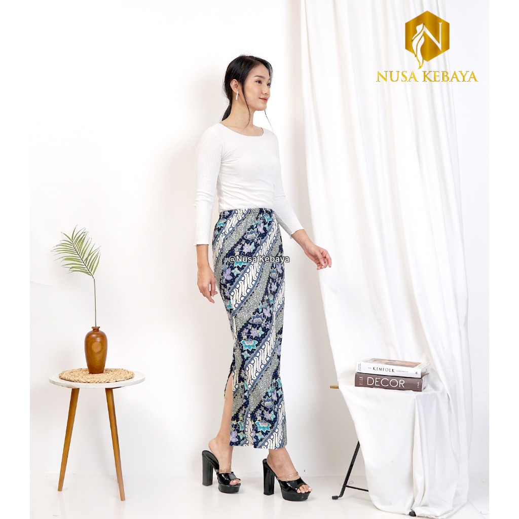 Nusa_Kebaya Rok Span Instan / Rok Batik / Rok SpanBatik / Bawahan Kebaya / Rok Kondangan ( Span )
