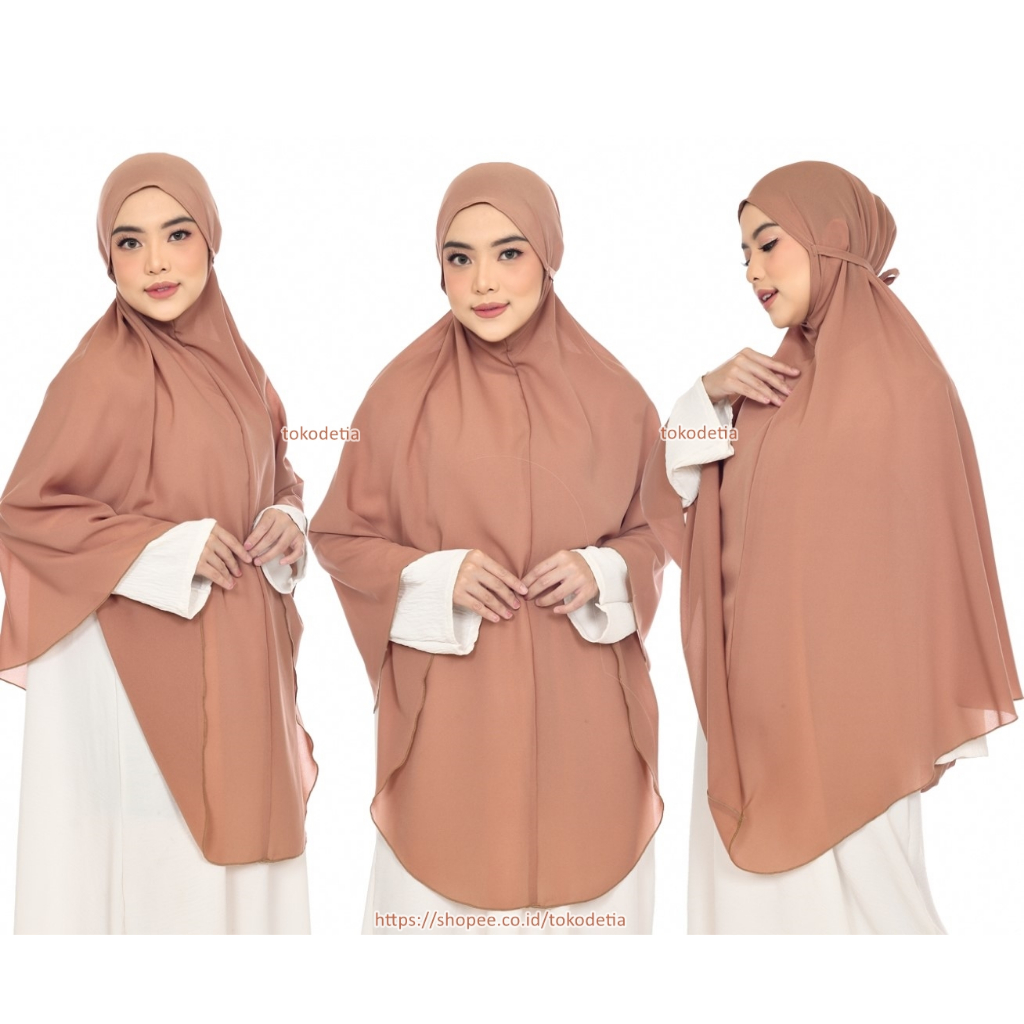 Bergo Maryam Khimar Diamond XXXL - Hijab Jumbo untuk Penampilan Syari