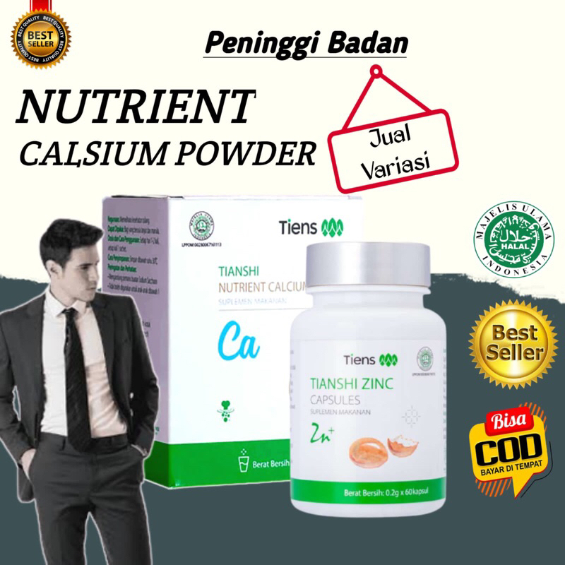 TERLARIS Susu Peninggi Badan TIENS NHCP dan Kapsul Zinc Susu Kalsium Peninggi Badan Obat Peninggi Ba
