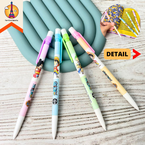 

Pensil Cetek Isi Ulang Mekanik Motif One Piece PCM-1039
