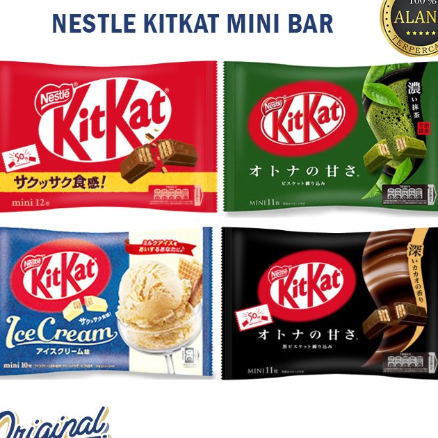

Terlaris Nestle KitKat Mini Bar Original Japan