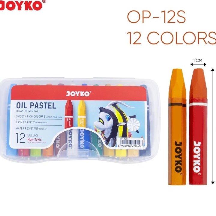 

Baru KRAYON CRAYON OIL PASTEL 12 WARNA JOYKO