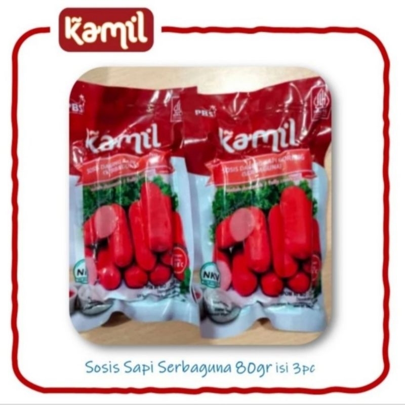 

Kamil Sosis Sapi Isi 3 ( 80gr)