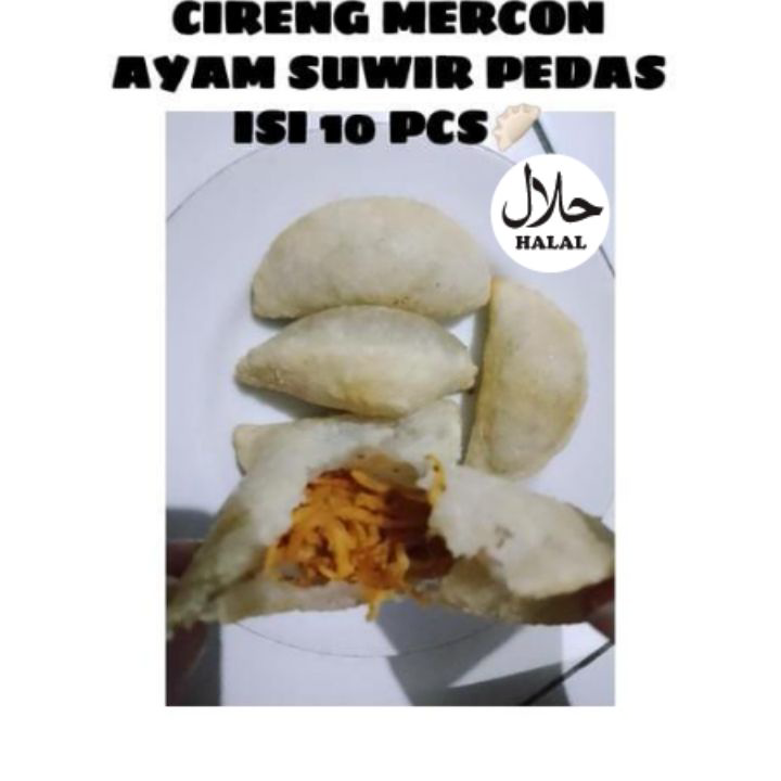 

Model Baru CIRENG MERCON ISI AYAM SUWIR PEDAS ISI 10 PCS Terkini