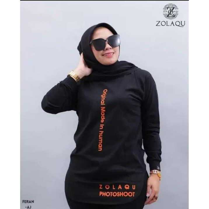KAOS ZOLAQU ORIGINAL TERBARU ATASAN SEMI TUNIK PAKAIAN WANITA OUTFIT CLOTHING BAJU BLOUSE BLUS CASUA