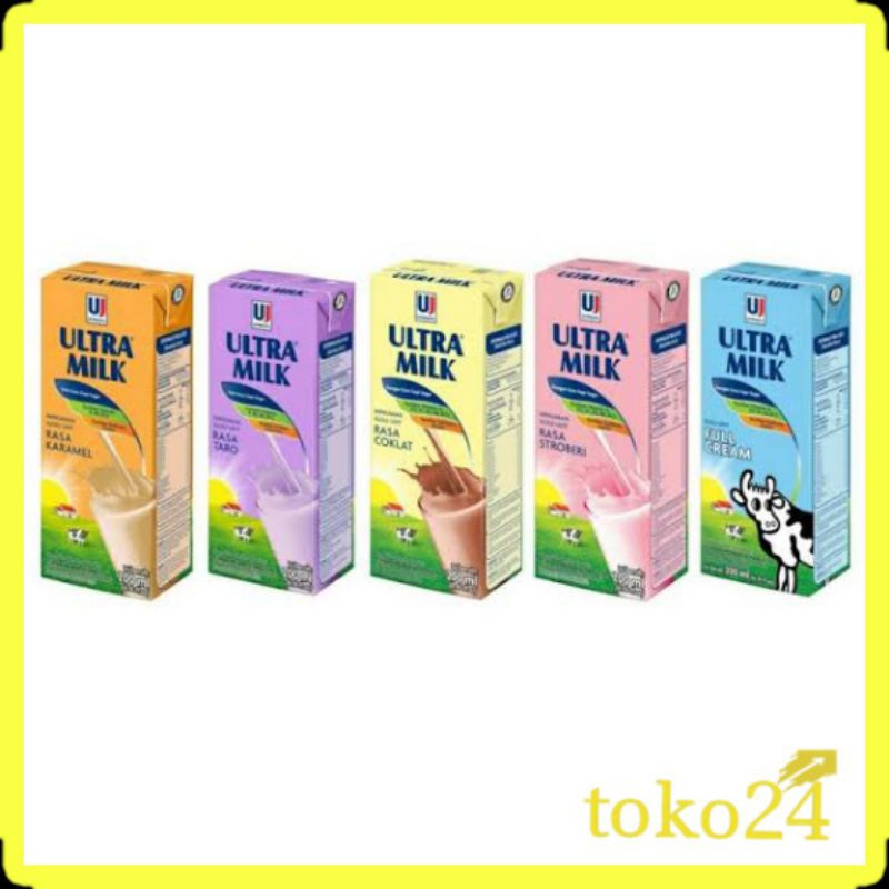 

Ultra Milk UHT 200 ml 1 Dus isi 24