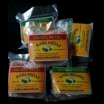 

Sambel Pecel asli Madiun rasa Pedas 200gr