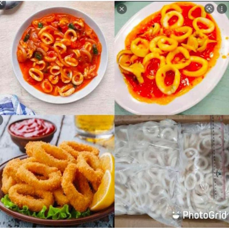 

Cumi Ring 500gr Frozen/ikan/seafood