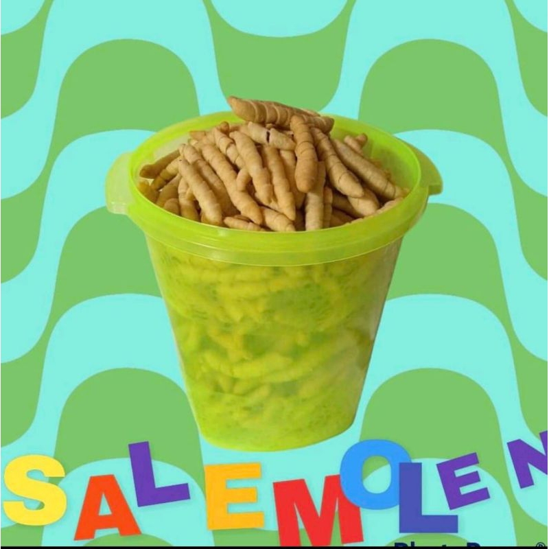 

kue salmon (sale molen) kemasan toples