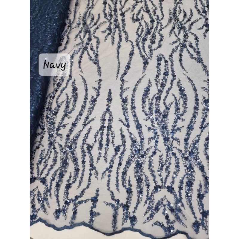 kain tille payet full sequin lace premium