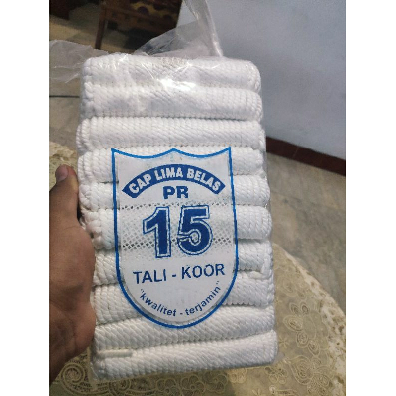 

Tali Pramuka / Tali koor / Tali Marlon panjang 10 Meter