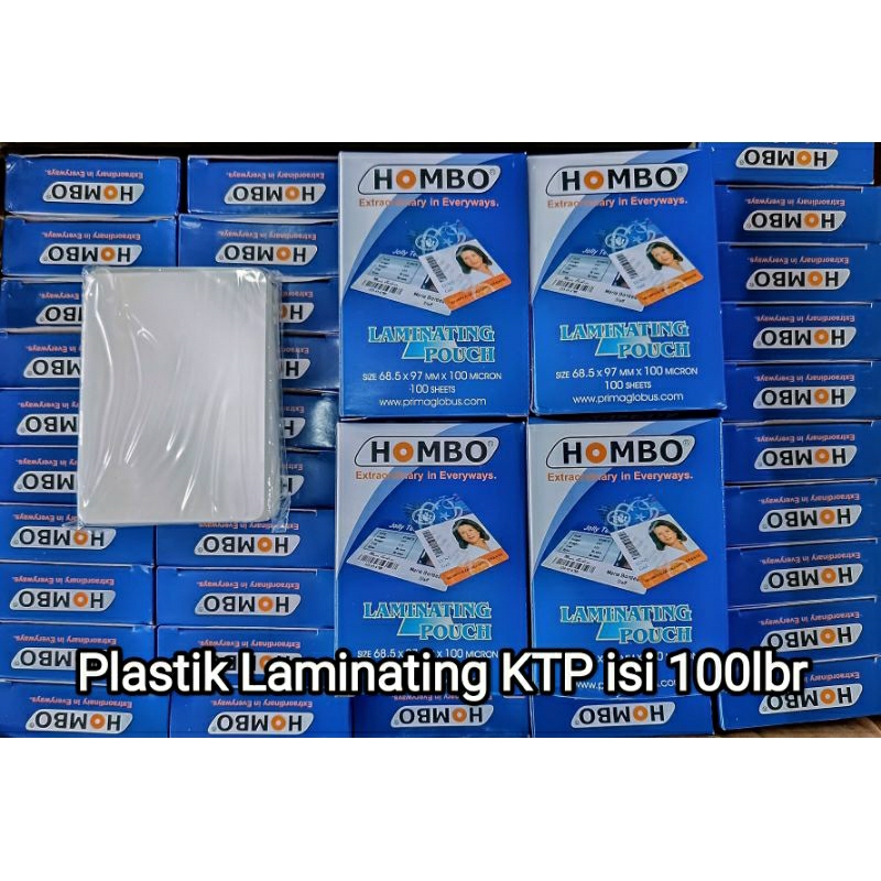 

plastik laminating ktp isi 100