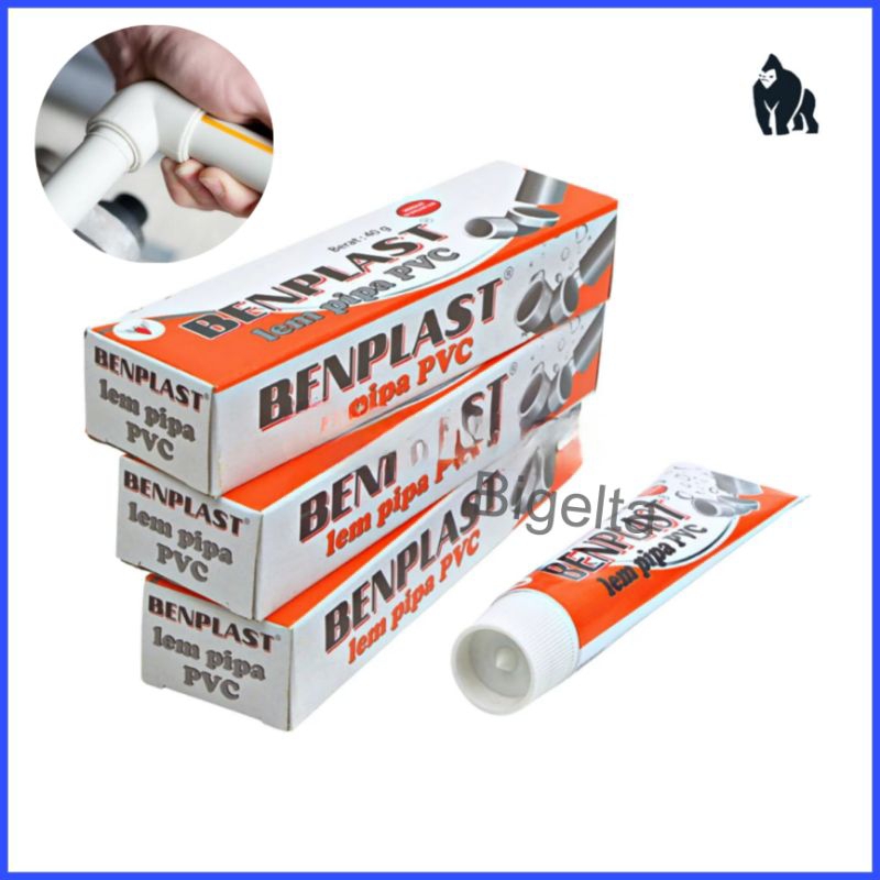 Lem pipa air pvc 40 gram lem paralon termurah berkualitas tahan air